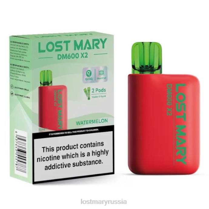 Lost Mary одноразовый вейп dm600 x2 арбуз 0R2V200 -LOST MARY Russia