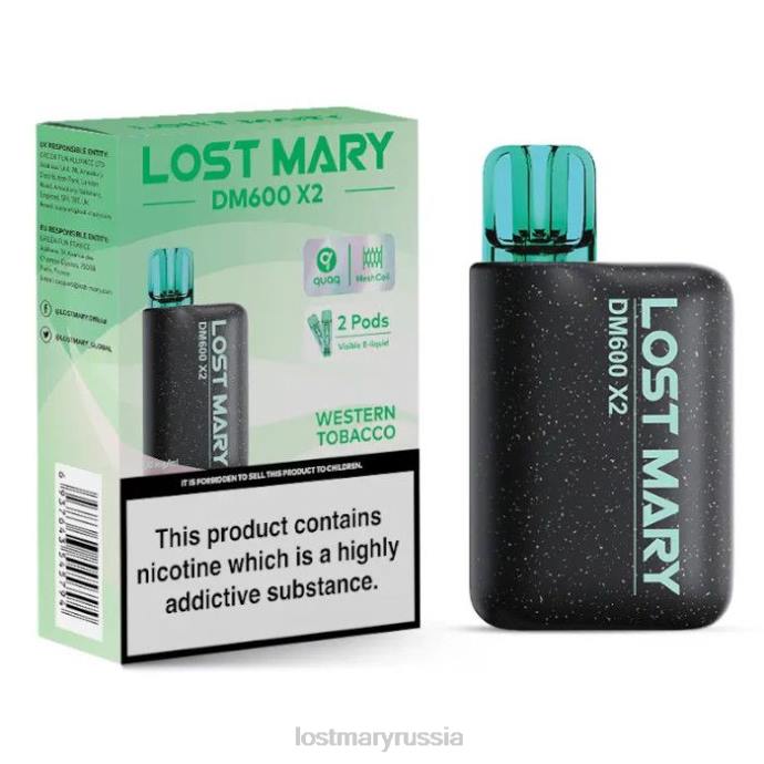 Lost Mary одноразовый вейп dm600 x2 западный табак 0R2V201 -LOST MARY Россия