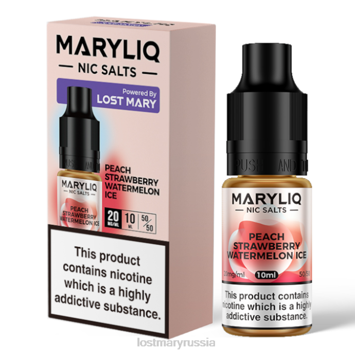Lost Mary Мэрилик никелевая соль - 10мл персик 0R2V213 -LOST MARY Vape Цена